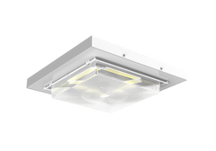 LED Canopy Light, 7700 Lumens, CCT and Wattage Selectable, 120-277V