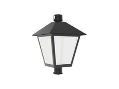 LED Post Top Light, 8400 Lumen Max, Wattage and CCT Selectable, 120-277V