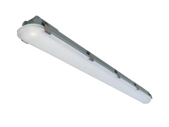 4FT LED Vapor Tight Fixture, 7611 Lumens, CCT and Wattage Selectable, 120-277V