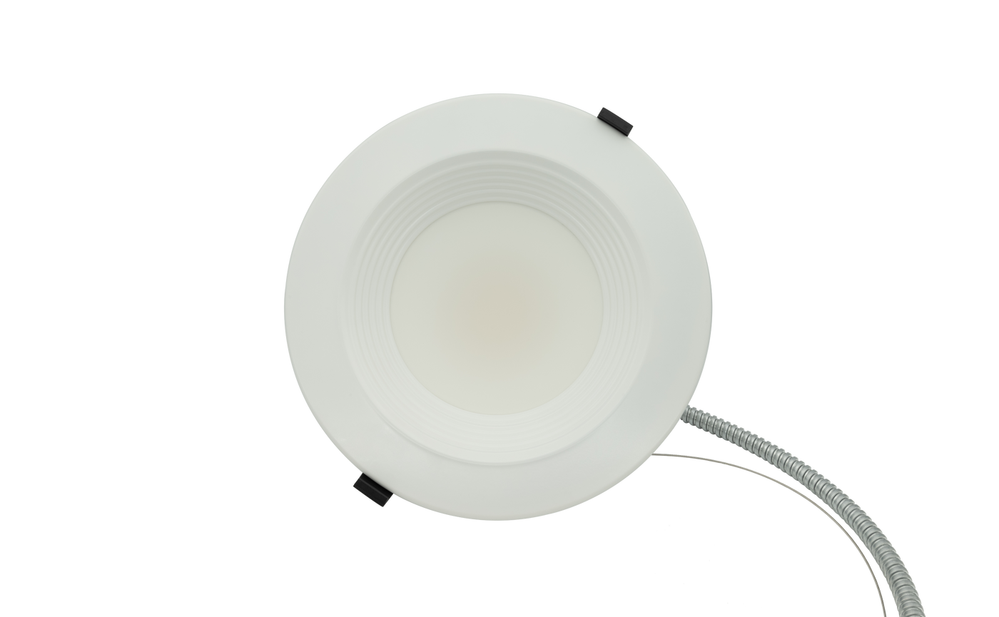 8" Architectural Downlight, 5000 Lumens, Wattage Selectable 30W/40W/50W, 120-277V, CCT Selectable 2700K/3000K/35000K/4000K/5000K