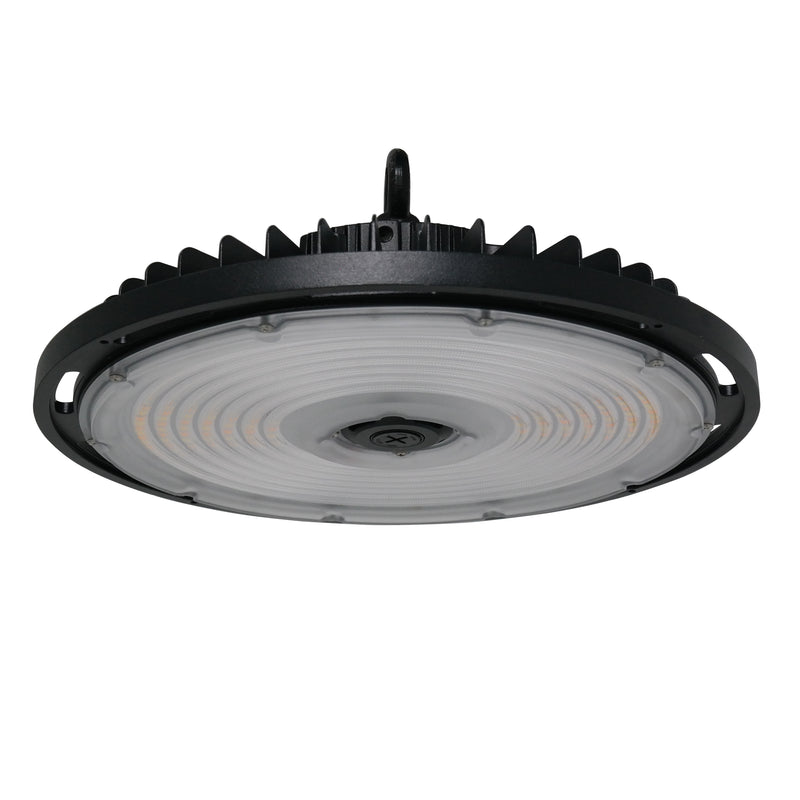 LED UFO High Bay, 35,000 Lumen Max, Wattage and CCT Selectable, 120-277V, White or Black
