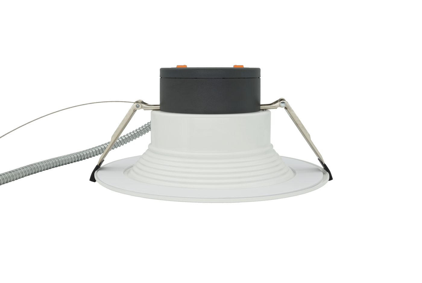 8" Architectural Downlight, 5000 Lumens, Wattage Selectable 30W/40W/50W, 120-277V, CCT Selectable 2700K/3000K/35000K/4000K/5000K