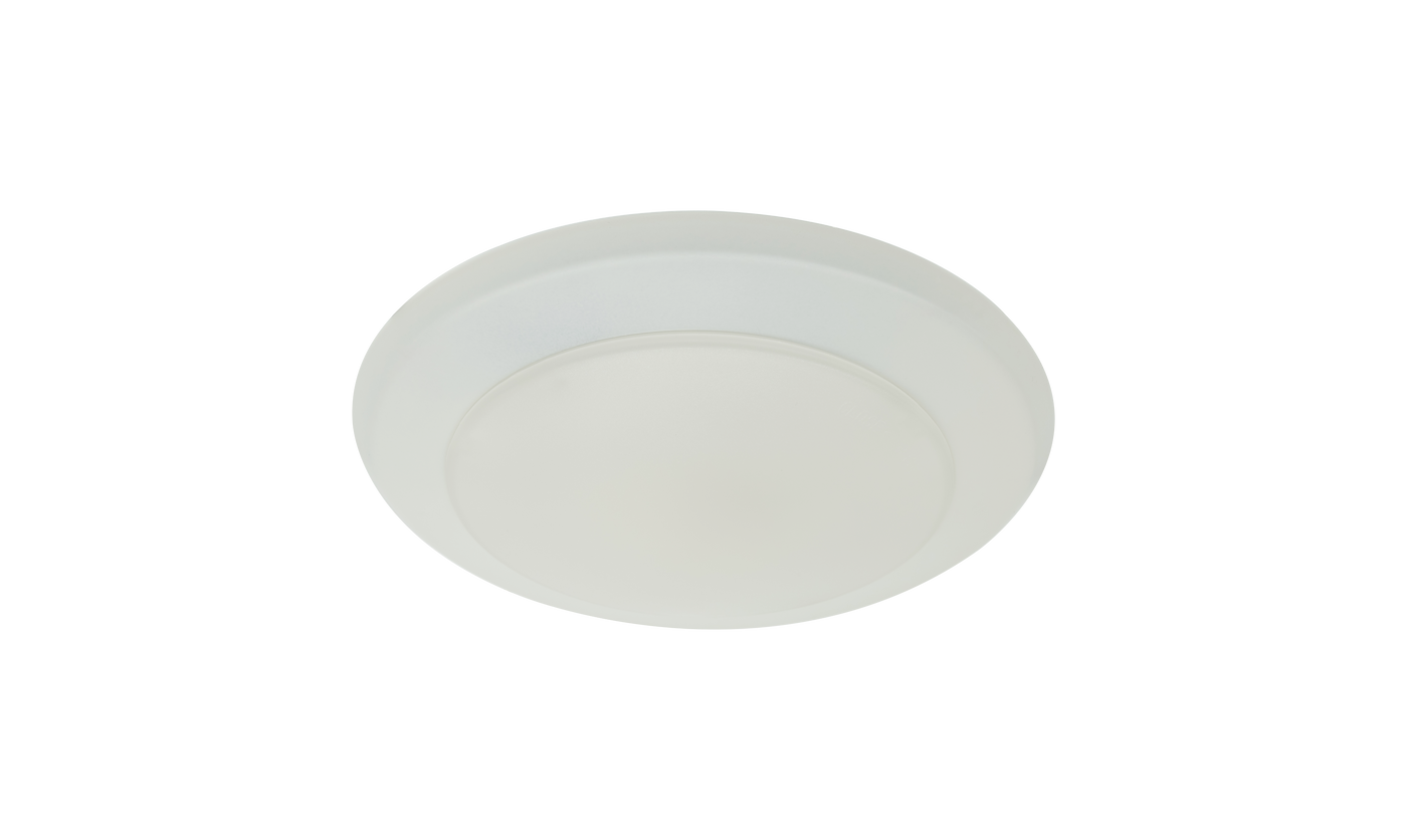 6" Flush Mount Disk Light, 15W, 1000 Lumens, 120V, CCT Selectable 2700K/3000K/4000K/5000K