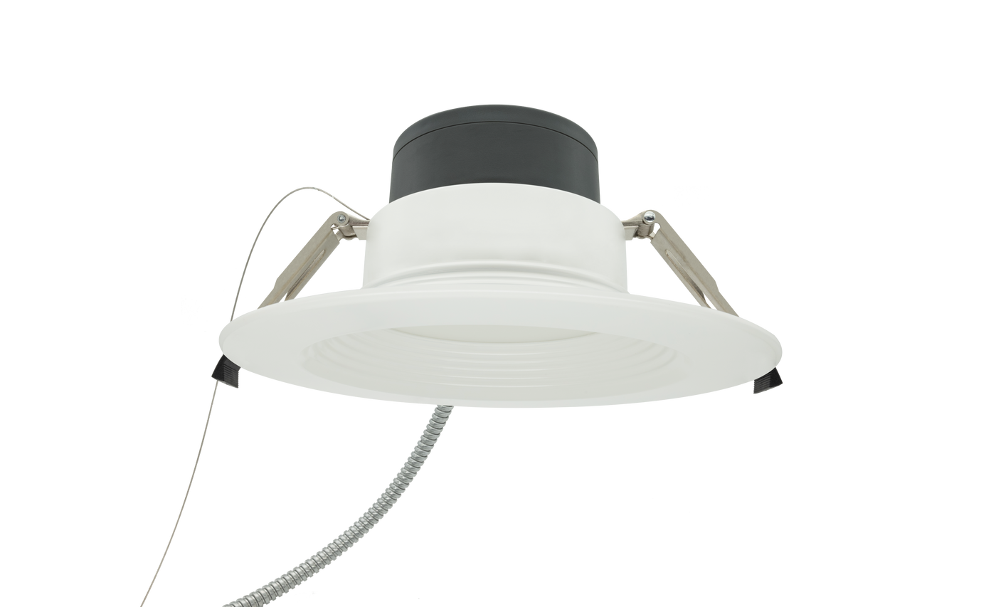 8" Architectural Downlight, 5000 Lumens, Wattage Selectable 30W/40W/50W, 120-277V, CCT Selectable 2700K/3000K/35000K/4000K/5000K