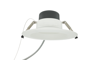 8" Architectural Downlight, 5000 Lumens, Wattage Selectable 30W/40W/50W, 120-277V, CCT Selectable 2700K/3000K/35000K/4000K/5000K