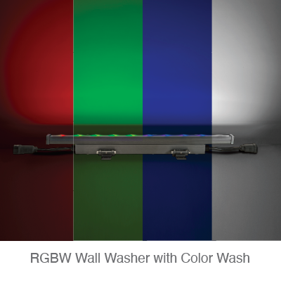Mistik 2' RGBW LED Wallwasher, 560 Lumens, 12 watt, 120-277V