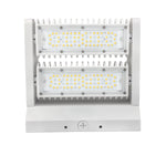 LED Adjustable Wall Pack, 11,200 Lumen Max, Wattage and CCT Selectable, Integrated Photocell, 120-277V, Bronze or White Finish