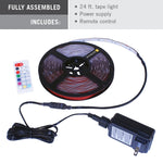 RibbonFlex Home RGBW Multicolor Indoor/Outdoor LED 24FT Strip Light Tape, 24V, 1456 Lumens, 24W, 3000K