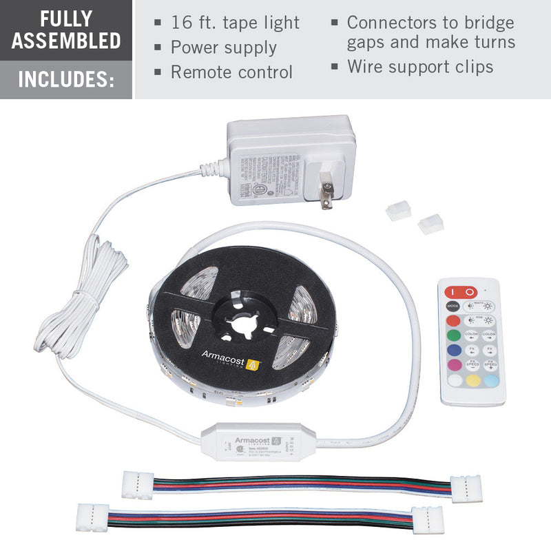 Rgbw Led Ribbon RibbonFlex Home RGBW LED Strip Light 24V 1400 Lumens | Warehouse ...