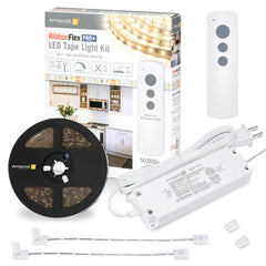 RibbonFlex Pro Soft White LED Strip Light Tape, 12V, 2655 Lumens, 24W, 3000K