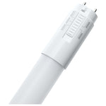 White LED light bulb on a white background
