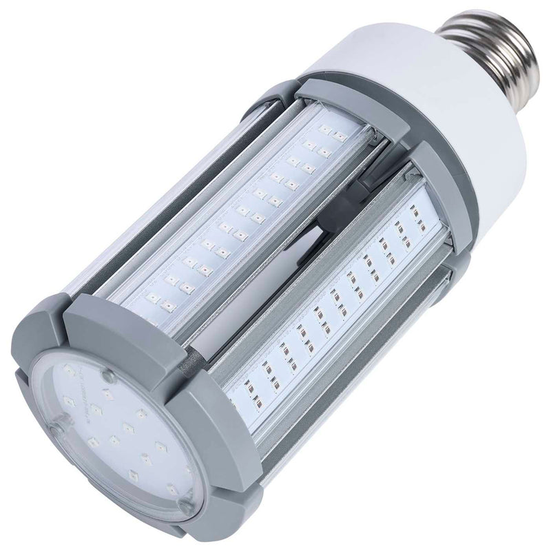 LED corn light bulb on a white background