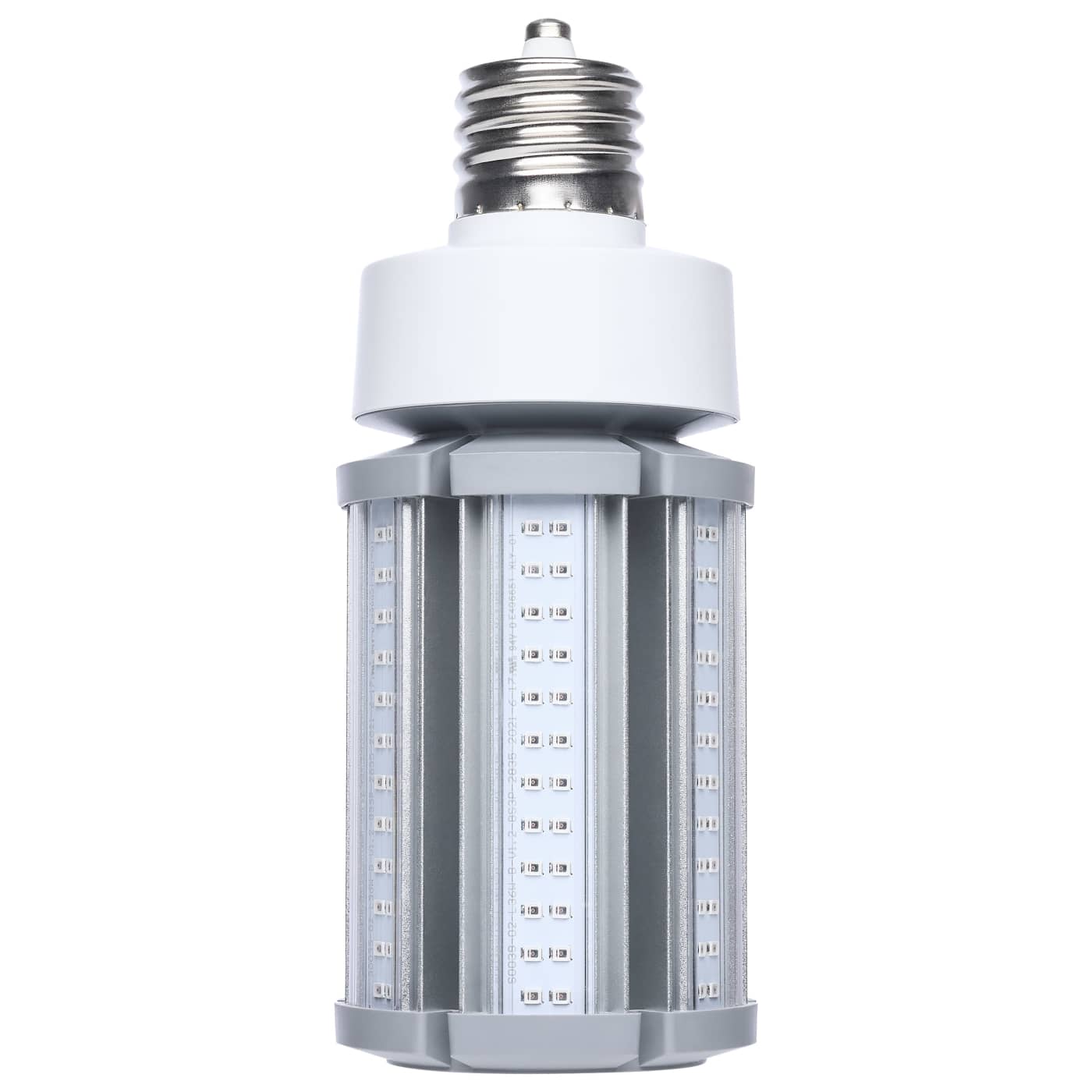 LED corn light bulb on a white background