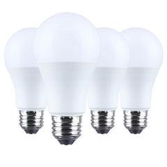 13.5 Watt LED A19, 5000K CCT, Medium Base, Plastic, 120 Volt, 4-Pack