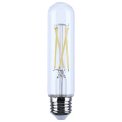 5.5 Watt T10 LED Filament, Clear, Medium base, 90 CRI, 2700K, 120 Volt
