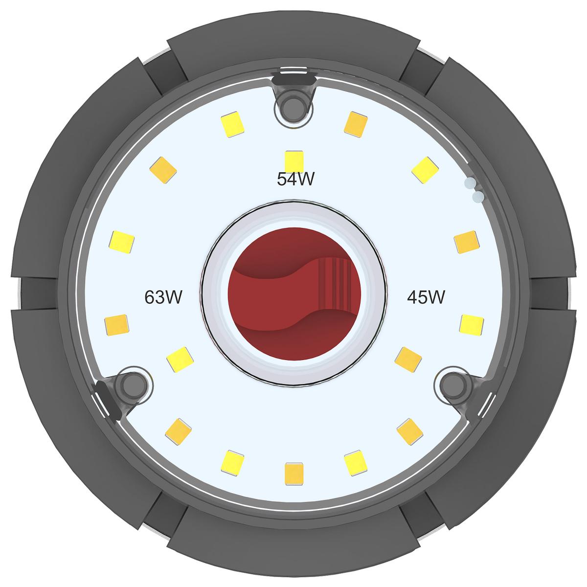 LED HID Replacement, Wattage and CCT Selectable, Type B, Ballast Bypass, Extended Mogul base 100-277V, ColorQuick and PowerQuick Technology