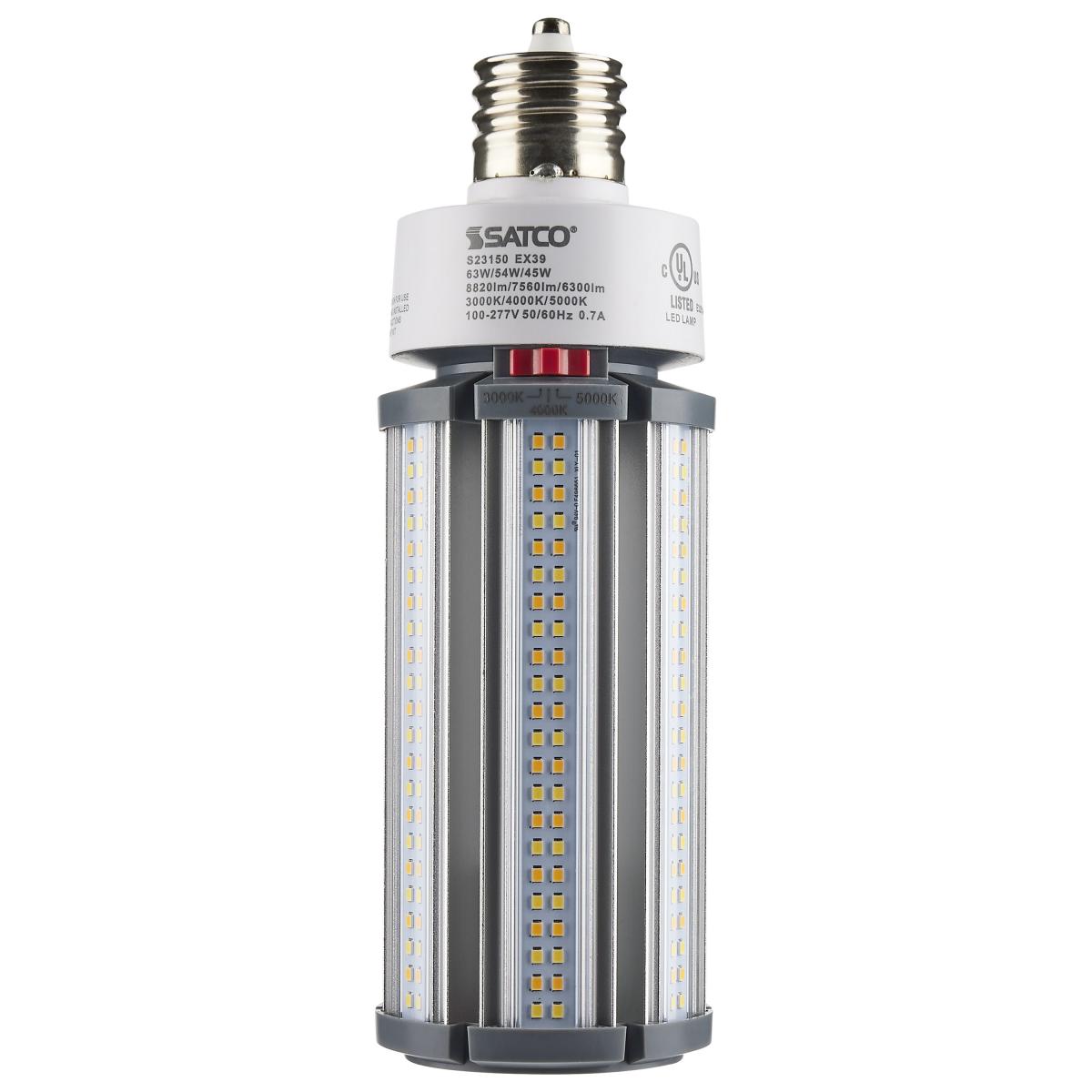 LED HID Replacement, Wattage and CCT Selectable, Type B, Ballast Bypass, Extended Mogul base 100-277V, ColorQuick and PowerQuick Technology