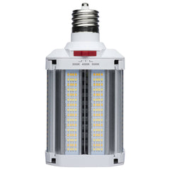 LED Shoe Box Lamp, 60/70/80 Wattage Selectable, 3K/4K/5K CCT Selectable, 120-277 Volt, White Finish