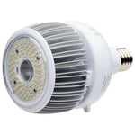 LED light bulb on a white background