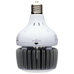 LED light bulb on a white background