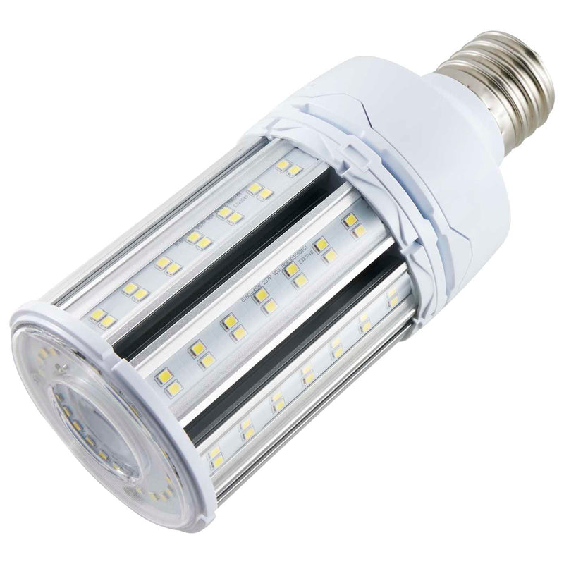 LED corn bulb on a white background