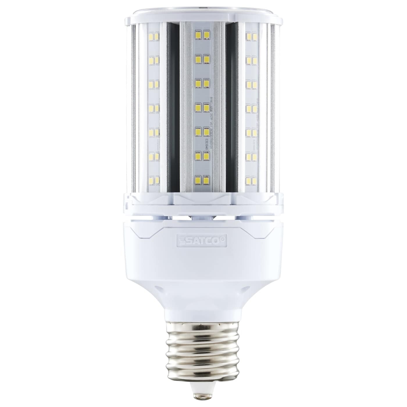 LED corn bulb on a white background