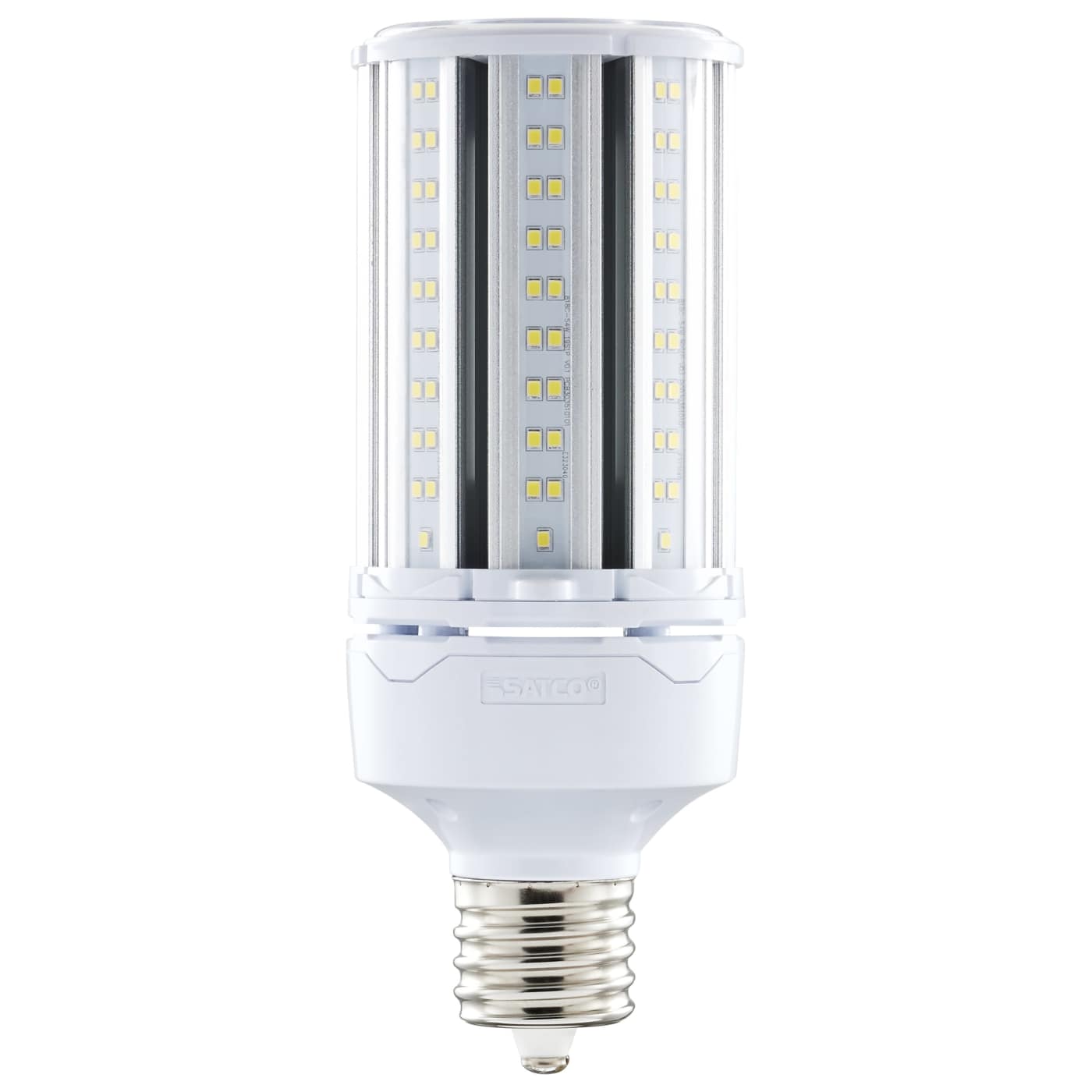 LED corn bulb on a white background