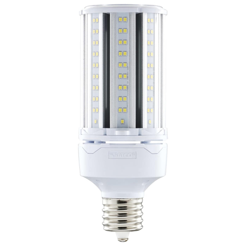 LED corn bulb on a white background