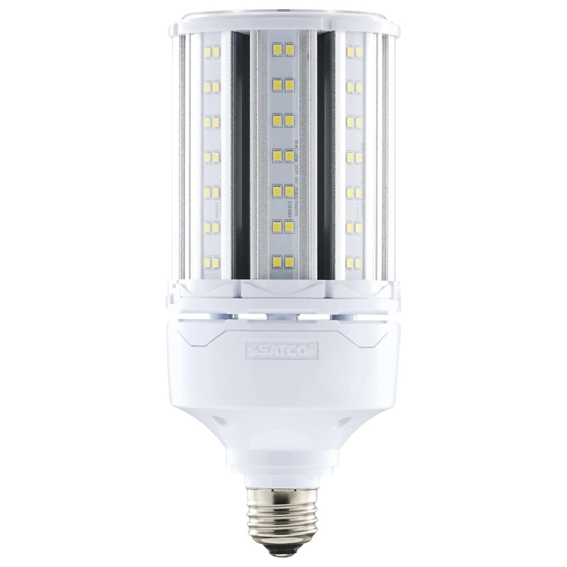 LED corn bulb on a white background