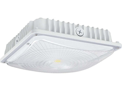 LED Slim Canopy Light, 5638 Lumens, 42W, 4000K or 5000K, 120-277V, White