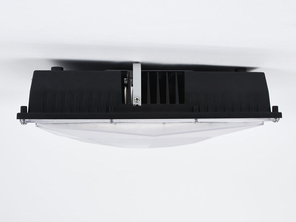 LED Slim Canopy Light, 5638 Lumens, 42W, 4000K or 5000K, 120-277V, Motion Sensor Option, Black