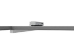 4 FT LED Linear Suspended/Grid Mount Fixture, 1" Wide, 2300 Lumen Max, Wattage and CCT Selectable, 120-277V, White or Black