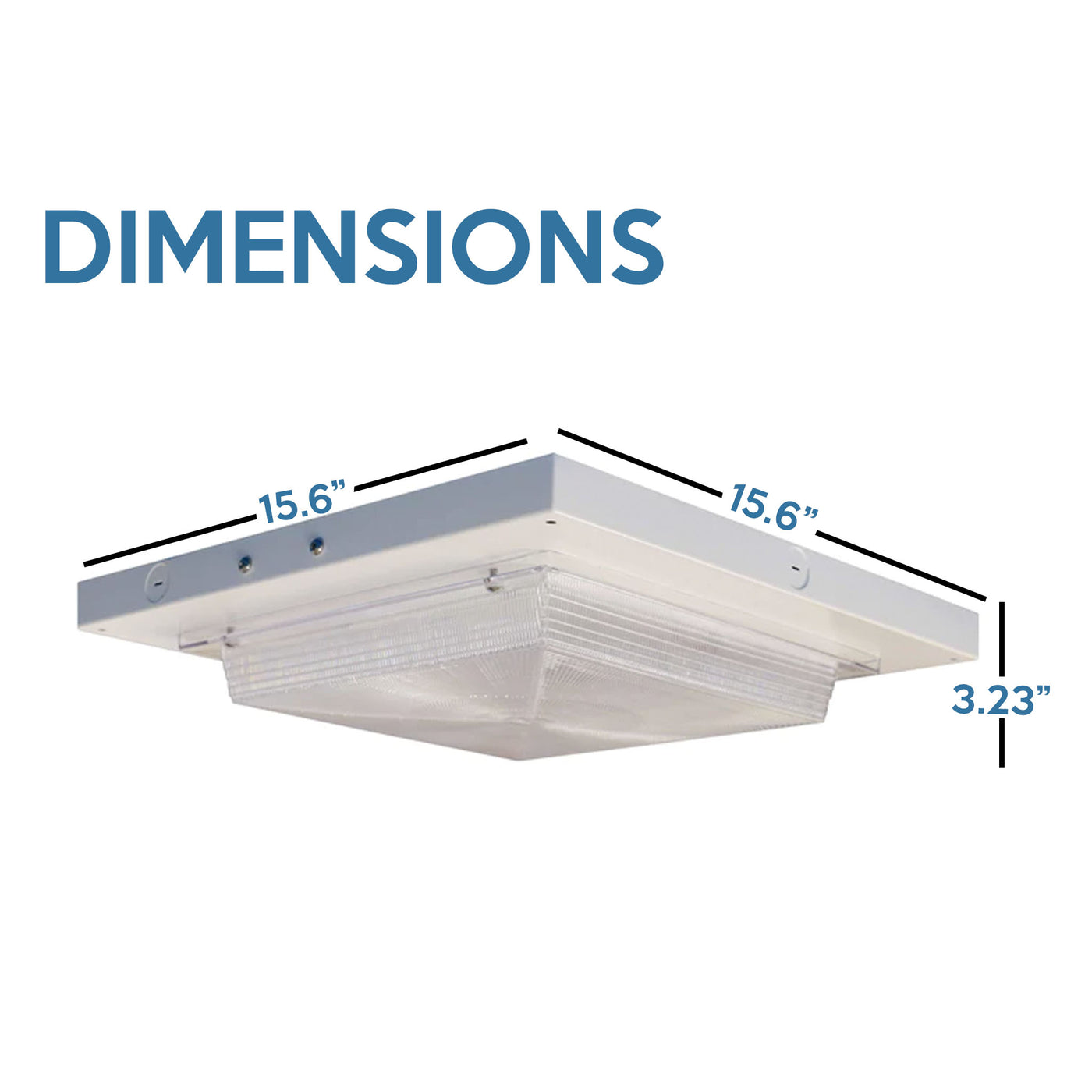 LED Canopy Light, 2358 Lumen Max, 120-277V, Selectable Wattage and CCT