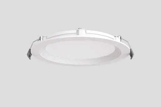 6" Round Multifit Flat Recessed Light, 1,000 Lumens, 14.5W, 120-277V, CCT Selectable 2700K/3000K/3500K/4000K/5000K