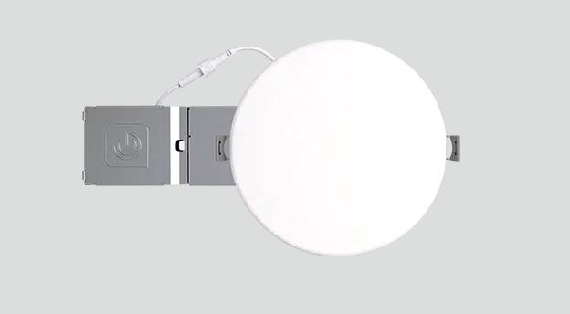 6" Round Multifit Cloud Light, 800 Lumens, 10W, 120-277V, CCT Selectable 2700K/3000K/3500K/4000K/5000K