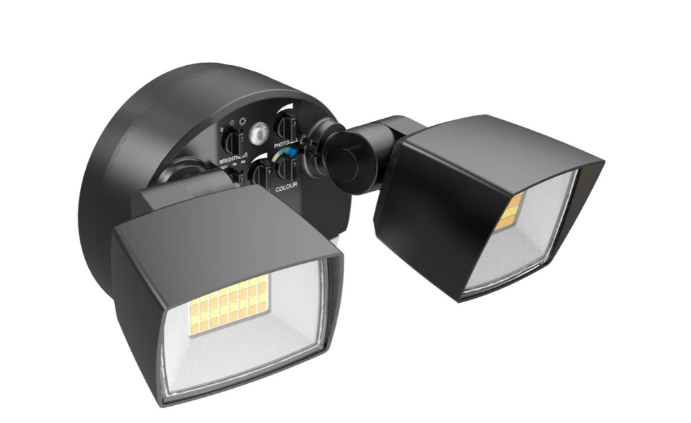 4PK LED Security Light With Motion Sensor, 3520 Lumen Max, Wattage and ...