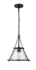 Javis 1-Light Pendant light Matte Black or Polished Nickel, Javis Collection