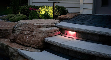 8PK 4" RGBW LED Hardscape Light Swivel, 2W, 2700-6500K , 12V