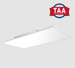 2X4 LED Backlit Panel, 6250 Lumen Max, Wattage and CCT Selectable, 120-277V, TAA Compliant