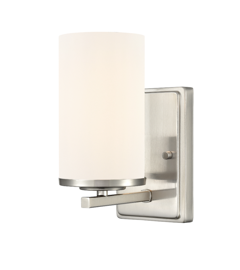 Verlana 8.75" High 1-Light Wall Sconce - Brushed Nickel, Chrome, Matte Black or Modern Gold