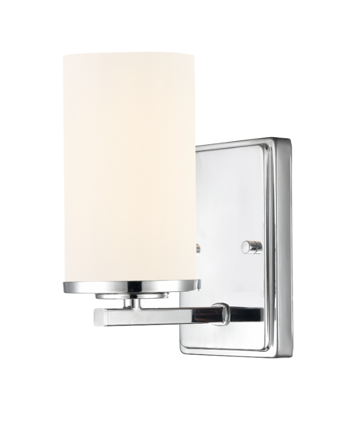Verlana 8.75" High 1-Light Wall Sconce - Brushed Nickel, Chrome, Matte Black or Modern Gold