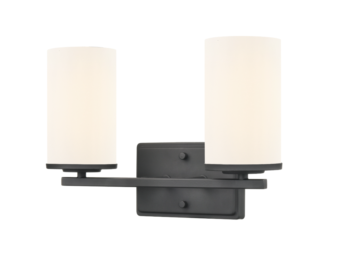 Verlana 14" 2-Light Vanity - Brushed Nickel, Chrome, Matte Black or Modern Gold