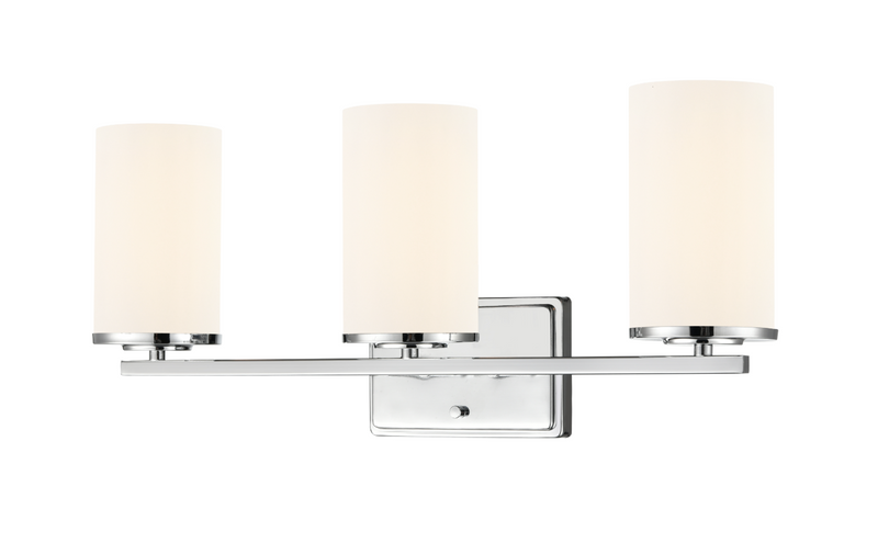 Verlana 22" 3-Light Vanity - Brushed Nickel, Chrome, Matte Black or Modern Gold