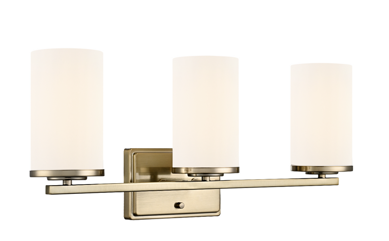Verlana 22" 3-Light Vanity - Brushed Nickel, Chrome, Matte Black or Modern Gold