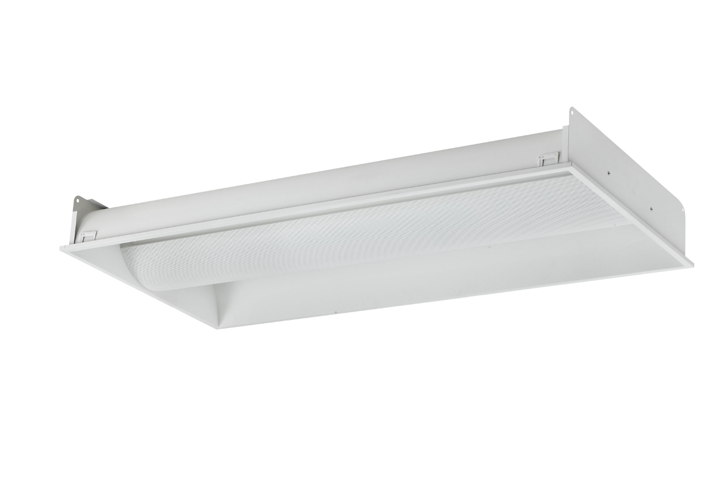 2X4 LED Indirect Mesh-Basket Troffer, 7920 Lumen Max, Wattage and CCT Selectable, 120-277V