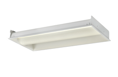 2X4 LED Indirect Mesh-Basket Troffer, 7920 Lumen Max, Wattage and CCT Selectable, 120-277V