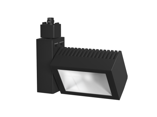 LED Boom™ Wall Wash Track Fixture, 3350 Lumen Max, Wattage and CCT Selectable, 120V, Black or White Finish