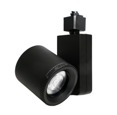 LED Bachman™ Track Fixture, 1600 Lumens, 20W, 3000K, Adjustable Beam, 120V, Black or White Finish