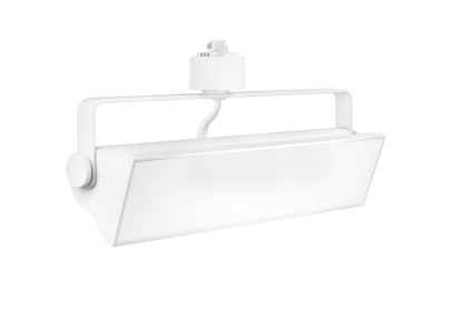 12" LED Pipe™ Wall Wash Track Fixture, 1550 Lumens, 20W, CCT Selectable, 120V, Black or White Finish