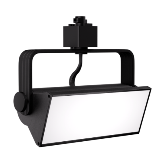 6" LED Pipe™ Wall Wash Track Fixture, 1000 Lumens, 14W, CCT Selectable, 120V, Black or White Finish